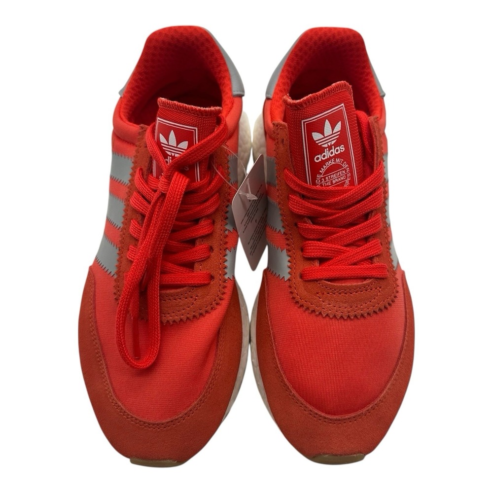 Adidas‎ Iniki Runner Boost Running Shoes Womens Sz 9 Orange Sneakers BA9998 - Picture 5 of 11